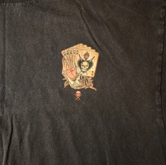 Sullen Art Co. Dead Man’s Hand T-shirt - Picture 2 of 4